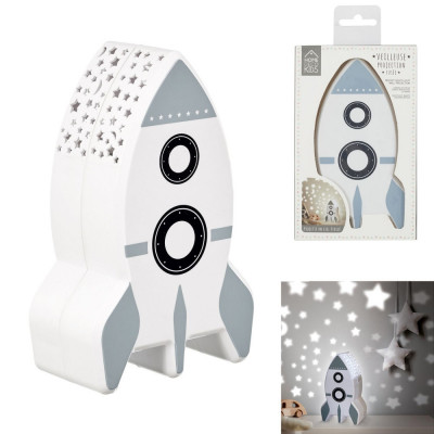 Nočná lampa raketa s projektorom, HOME DECO KIDS 1044 Nočná lampa raketa s projektorom, HOME DECO KIDS 1044