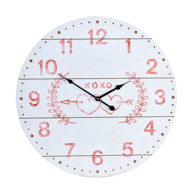 Hodiny nástenné drevené Uni 7316, 55 cm biela Hodiny nástenné drevené Uni 7316, 55 cm biela