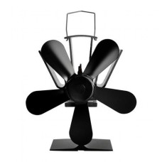 Krbový ventilátor Iso 9596, čierny Krbový ventilátor Iso 9596, čierny