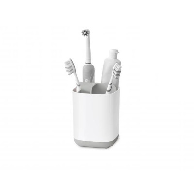 Stojan na kefky Joseph Joseph easyStore Toothbrush Caddy malý biely / šedý