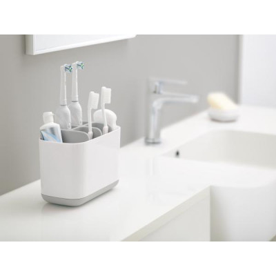 Stojan na kefky Joseph Joseph easyStore ™ Toothbrush Caddy veľký, biely, šedý Stojan na kefky Joseph Joseph easyStore ™ Toothbrush Caddy veľký, biely, šedý