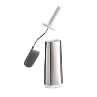WC kefa Flex ™ Steel JOSEPH JOSEPH Bathroom, biela / nerez WC kefa Flex ™ Steel JOSEPH JOSEPH Bathroom, biela / nerez