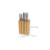Stojan s nožmi Joseph Joseph Elevate Bamboo 10564