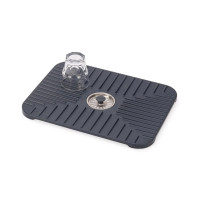 Veľká ochranná podložka do drezu so sitkom Joseph Joseph SinkShield 851701 – šedá, 40 x 30 cm