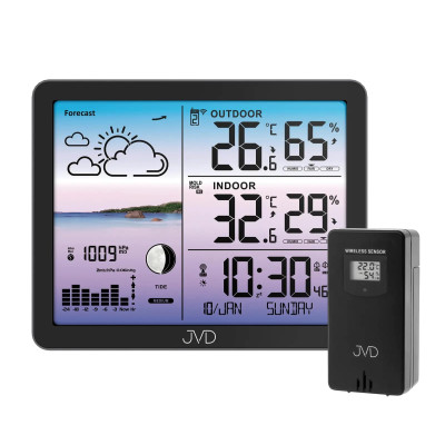 Rádiom riadená meteorologická stanica JVD RB3566.1 Rádiom riadená meteorologická stanica JVD RB3566.1