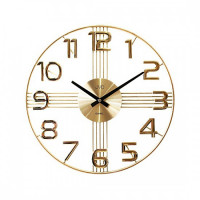 Dizajnové nástenné hodiny JVD HT051.2, gold 40cm Dizajnové nástenné hodiny JVD HT051.2, gold 40cm