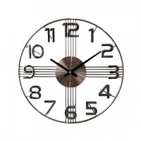 Dizajnové nástenné hodiny JVD HT051.4, antracit 40cm Dizajnové nástenné hodiny JVD HT051.4, antracit 40cm