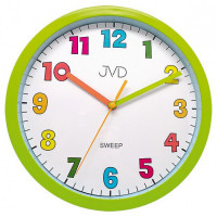 Farebné nástenné hodiny JVD HA46.4 (25 cm) – tichý chod a hravý dizajn Farebné nástenné hodiny JVD HA46.4 (25 cm) – tichý chod a hravý dizajn