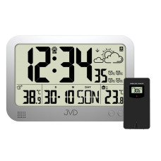 Digitálne rádiom riadené hodiny JVD RB3565.2, biela Digitálne rádiom riadené hodiny JVD RB3565.2, biela