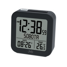 Rádiom riadený budík JVD RB9370.2 s češtinou a inteligentným podsvietením