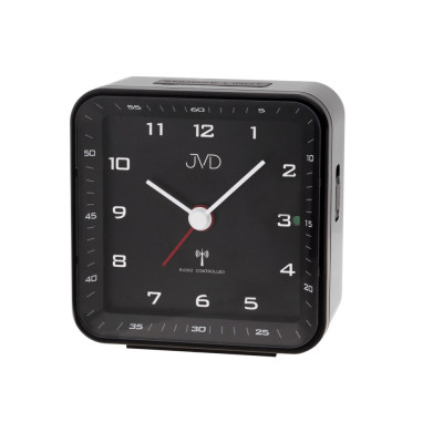 Hranatý rádiom riadený budík JVD RB977.1 Hranatý rádiom riadený budík JVD RB977.1