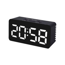 Digitálny budík do siete s bielymi LED svietiacimi číslami JVD SB3658.4 Digitálny budík do siete s bielymi LED svietiacimi číslami JVD SB3658.4
