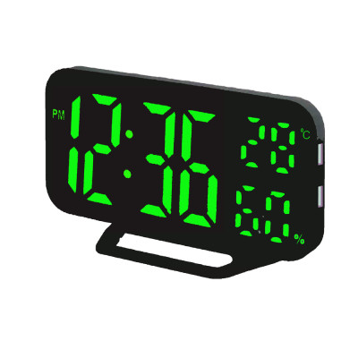 Digitálny sieťový budík JVD SB3725.1 (16 cm) – so zeleným LED podsvietením Digitálny sieťový budík JVD SB3725.1 (16 cm) – so zeleným LED podsvietením