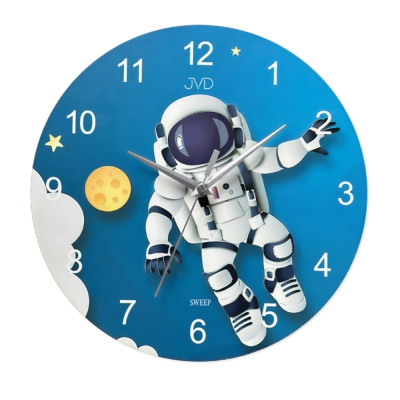 Detské nástenné hodiny JVD HJ107, 30cm