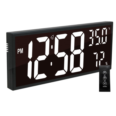 Digitálne hodiny JVD DH309.1 – LED, ovládač, teplomer (41 cm) Digitálne hodiny JVD DH309.1 – LED, ovládač, teplomer (41 cm)