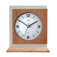 Drevené stolové hodiny JVD HS24013/78 – 21 cm analógové hodiny
