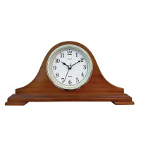 Drevené stolové hodiny JVD HS3290/11 (38 cm) – orech, tichý chod sweep