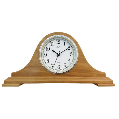 Stolové drevené hodiny JVD HS3290/68 "Napoleonky" – svetlé drevo, tichý plynulý chod, 38 cm Stolové drevené hodiny JVD HS3290/68 "Napoleonky" – svetlé drevo, tichý plynulý chod, 38 cm