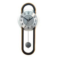 Moderné kyvadlové hodiny JVD NS22010/68 – drevo a sklo, tichý plynulý chod, 60 cm Moderné kyvadlové hodiny JVD NS22010/68 – drevo a sklo, tichý plynulý chod, 60 cm
