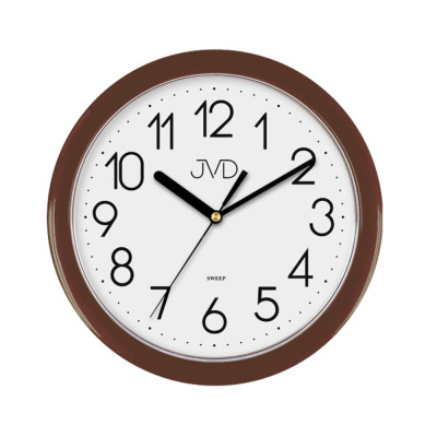 Nástenné hodiny JVD HP612.16 Funky (25 cm) | Hnedá | Tichý chod