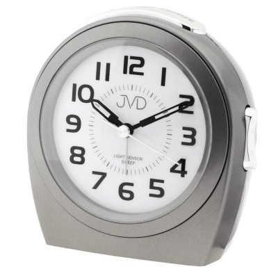Ručičkový budík JVD SRP910.10 s mechanickým zvonením a svetelným senzorom, 12 cm Ručičkový budík JVD SRP910.10 s mechanickým zvonením a svetelným senzorom, 12 cm