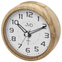 Budík JVD SRP006.3 – imitácia dreva, tichý chod sweep (10 cm) Budík JVD SRP006.3 – imitácia dreva, tichý chod sweep (10 cm)