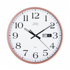 Nástenné hodiny JVD sweep HP671.5 Rosé 36cm Nástenné hodiny JVD sweep HP671.5 Rosé 36cm