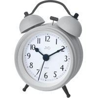 Analógový retro budík JVD SRP2218.3 s mechanickým zvonením, 13 cm