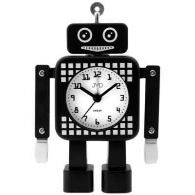 Tichý netikajúcí detský budík JVD ROBOT SRP2304.3, 16cm Tichý netikajúcí detský budík JVD ROBOT SRP2304.3, 16cm