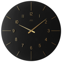 XXL dizajnové drevené hodiny JVD HC701.2 – čierne so zlatými číslami, priemer 70 cm XXL dizajnové drevené hodiny JVD HC701.2 – čierne so zlatými číslami, priemer 70 cm