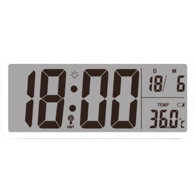 Digitálne hodiny rádiom riadené JVD DH8.1, 26cm Digitálne hodiny rádiom riadené JVD DH8.1, 26cm