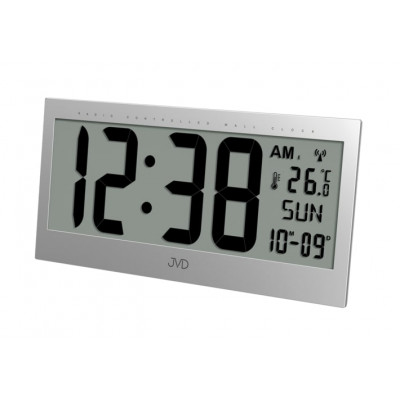 Digitálne nástenné hodiny JVD RB9380.2 (31 cm) s teplomerom a budíkom