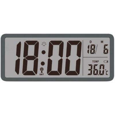 Digitálne hodiny rádiom riadené JVD DH8.2, 26cm Digitálne hodiny rádiom riadené JVD DH8.2, 26cm