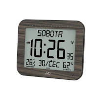 Digitálne hodiny rádiom riadené JVD DH9363.2, 22cm