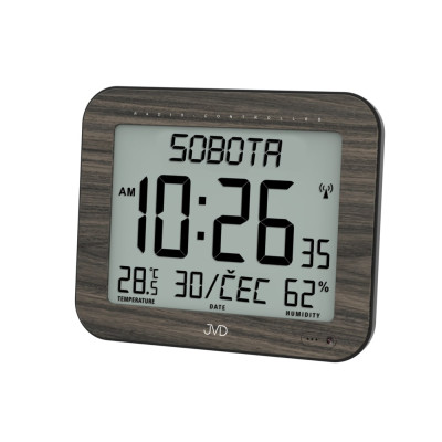 Digitálne hodiny rádiom riadené JVD DH9363.2, 22cm Digitálne hodiny rádiom riadené JVD DH9363.2, 22cm