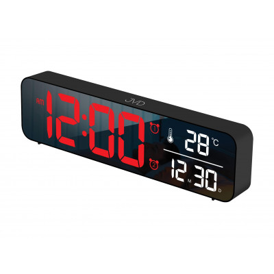 Štýlový digitálny LED budík JVD SB203.3 s farebným rozlíšením, 26,5 cm Štýlový digitálny LED budík JVD SB203.3 s farebným rozlíšením, 26,5 cm