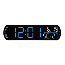 Digitálny budík JVD SB5512.3 s modrým LED displejom, teplomerom a vlhkomerom, 26 cm Digitálny budík JVD SB5512.3 s modrým LED displejom, teplomerom a vlhkomerom, 26 cm