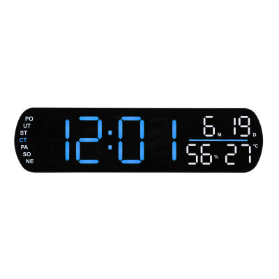 Digitálny budík JVD SB5512.3 s modrým LED displejom, teplomerom a vlhkomerom, 26 cm Digitálny budík JVD SB5512.3 s modrým LED displejom, teplomerom a vlhkomerom, 26 cm