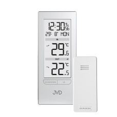 Digitálna meteostanica JVD T3348.2 s vonkajším senzorom a DCF časom