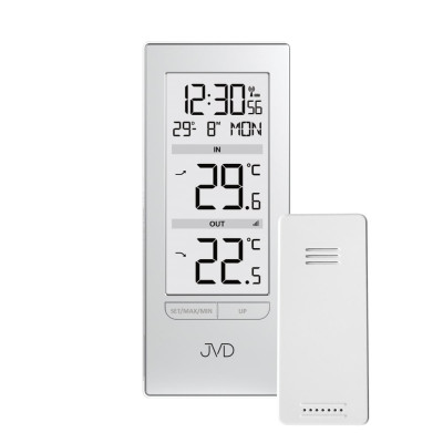 Digitálna meteostanica JVD T3348.2 s vonkajším senzorom a DCF časom Digitálna meteostanica JVD T3348.2 s vonkajším senzorom a DCF časom
