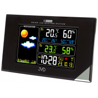 Rádiom riadená meteorologická stanica JVD čierna RB9197.1, 20cm Rádiom riadená meteorologická stanica JVD čierna RB9197.1, 20cm