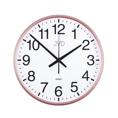 Nástenné hodiny JVD HP684.3 Rosé, sweep, 31cm Nástenné hodiny JVD HP684.3 Rosé, sweep, 31cm
