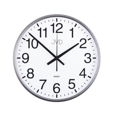 Nástenné hodiny JVD HP684.2 šedé, sweep, 31cm