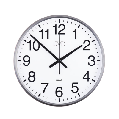 Tiché nástenné hodiny JVD HP684.2 (31 cm) – sivé, plynulý chod sweep Tiché nástenné hodiny JVD HP684.2 (31 cm) – sivé, plynulý chod sweep