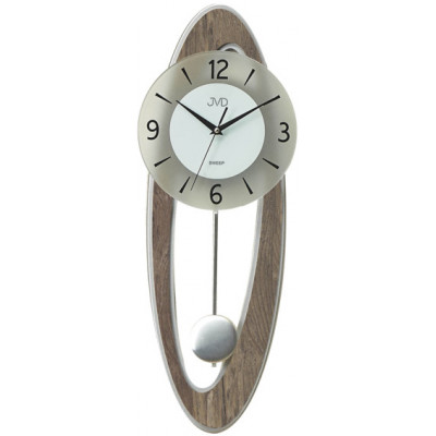 Dizajnové kyvadlové nástenné hodiny JVD NS18053/78, 60cm