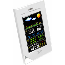 Rádiom riadená meteorologická stanica JVD RB9202.2, strieborná, 20cm Rádiom riadená meteorologická stanica JVD RB9202.2, strieborná, 20cm
