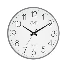Moderné kovové hodiny JVD HK4129.3 s tichým chodom, 35 cm Moderné kovové hodiny JVD HK4129.3 s tichým chodom, 35 cm
