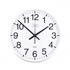 Tiché hodiny JVD HP684.4 – biele, plynulý chod sweep (30 cm) Tiché hodiny JVD HP684.4 – biele, plynulý chod sweep (30 cm)