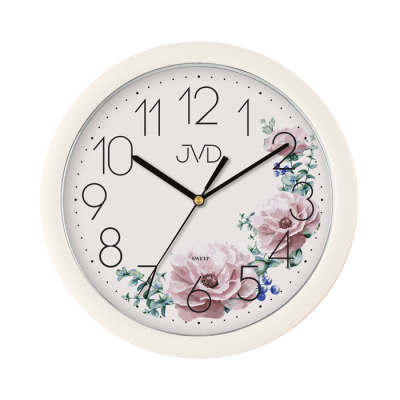 Detské nástenné hodiny JVD HP612.D8 (25 cm) | Tichý plynulý chod