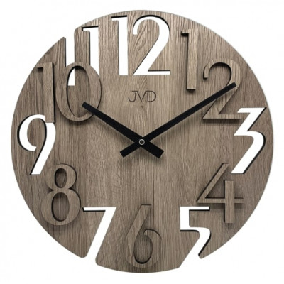 Nástenné hodiny JVD HT113.1, 40cm hnedosivá Nástenné hodiny JVD HT113.1, 40cm hnedosivá